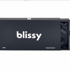 Bliss Black Silk Bonnet NEW sleep bonnet braids long hair extensions tangle free